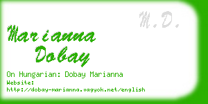 marianna dobay business card